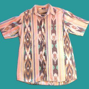 Vintage Men's Southwestern Casual Shirt